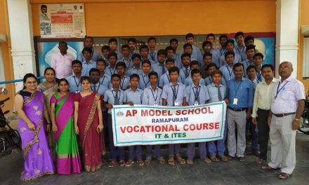 Vocational training to AMPS, Ramapuram Students