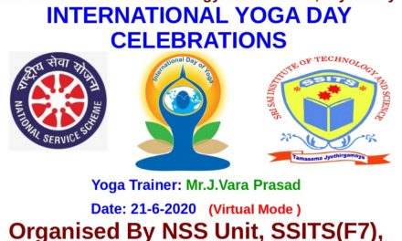 NSS Unit organized International Yoga Day 2020