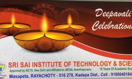 Deepavali Celebrations-2020 at SSITS