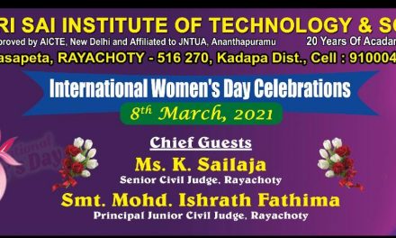 International Women’s day celebrations at SSITS