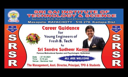 Career guidance program at SSITS
